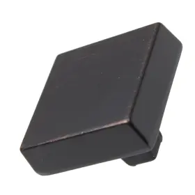 Gliderite 849376036424 1.125-inch Modern Square Oil Rubbed Bronze Cabinet Finish Rubb
