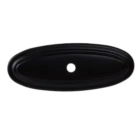 Gliderite 849376040285 3-inch Long Matte Black Thin Oblong Ring Cabinet #2