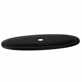 Gliderite 849376040285 3-inch Long Matte Black Thin Oblong Ring Cabinet #3