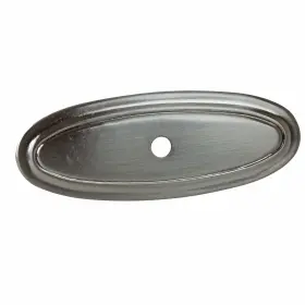 Gliderite 849376040377 3-inch Long Satin Nickel Thin Oblong Ring Cabinet Finish