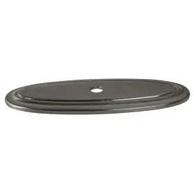 Gliderite 849376040384 3-inch Long Satin Nickel Thin Oblong Ring Cabinet Back Plates Pack #3