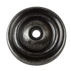 Gliderite 849376040926 1.5-inch Weathered Nickel Thin Rounded Ring Cabinet Back Plates Pack