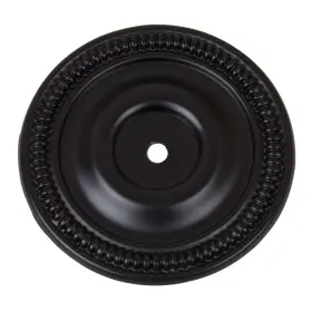 Gliderite 849376040995 2.5-inch Matte Black Round Backplates Pack Of 10 25
