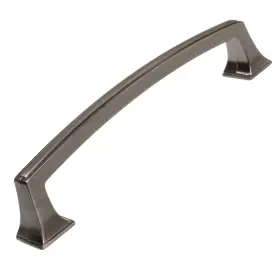 Gliderite 849376043521 5-inch Cc Deco Base Satin Pewter Cabinet Hardware Finish