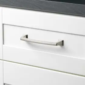 Gliderite 849376043583 5-inch Cc Deco Base Satin Nickel Cabinet Hardware Chrome 25 Pack #3