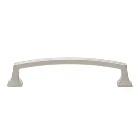Gliderite 849376043583 5-inch Cc Deco Base Satin Nickel Cabinet Hardware Chrome 25 Pack