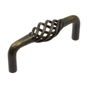 Gliderite 849376045396 Antique Brass 3-inch Screw Center Twisted Birdcage Finis #2