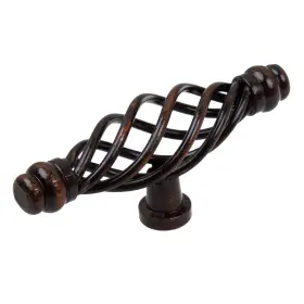 Gliderite 849376046041 3.25-inch Double Rounded End Birdcage Cabinet T-knobs Pack Of 10 Or