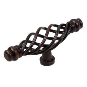 Gliderite 849376046058 3.25-inch Double Rounded End Birdcage Cabinet T-knobs Pack Of 10 Or