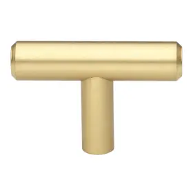 Gliderite 849376049356 2-inch Solid Satin Gold Cabinet Bar Knobs Pack Of 25