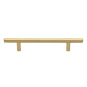Gliderite 849376049493 5-inch Cc 8-inch Long Solid Satin Gold Cabinet Finish