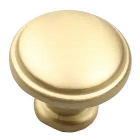 Gliderite 849376050697 1.125-inch Satin Gold Round Ring Cabinet Knobs Finish #2