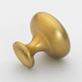 Gliderite 849376050758 1.125-inch Satin Gold Round Cabinet Knobs Pack Of #2