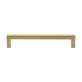 Gliderite 849376051304 6-5/16 Inch Satin Gold Solid Square Bar Pull Handle N/a