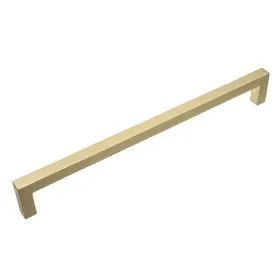 Gliderite 849376051403 8.75-inch Satin Gold Solid Square Bar Pull Handle N/a