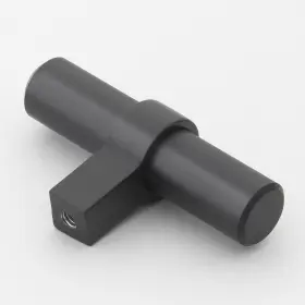 Gliderite 849376053629 25-pack 2-1/4-inch Solid Steel Euro Cabinet T-knob Black #2
