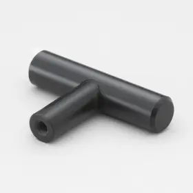 Gliderite 849376053797 10-pack 2-inch Solid Steel Cabinet T-knob Black #2