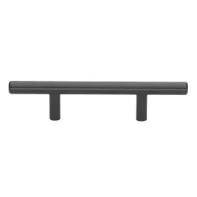 Gliderite 849376053872 10-pack 3-inch Center Solid Steel Cabinet Pull Black