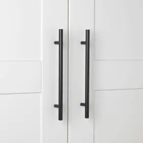 Gliderite 849376054008 25-pack 6-5/16 Inch Center Solid Steel Cabinet Pull Black #3