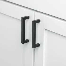 Gliderite 849376054114 25-pack 3-3/4-inch Center Solid Square Bar Pull Black #3