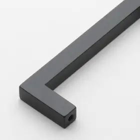 Gliderite 849376054138 10-pack 5-inch Center Solid Square Bar Pull Black #2