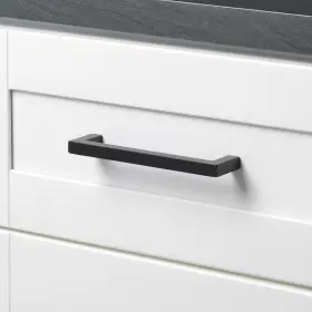 Gliderite 849376054138 10-pack 5-inch Center Solid Square Bar Pull Black #3