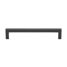 Gliderite 849376054169 10-pack 6-5/16 Inch Center Solid Square Bar Pull Black