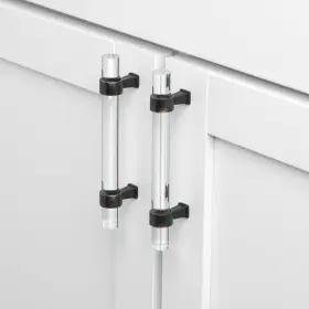 Gliderite 849376054626 25-pack 3-3/4-inch Center Acrylic Cabinet Pull Clear #3