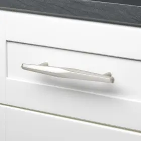 Gliderite 849376055395 5-inch Center Satin Nickel Solid Faceted Bar Pulls #3