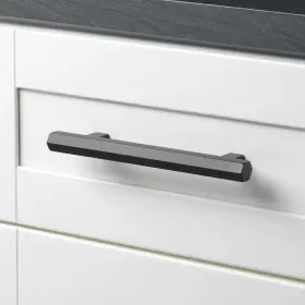 Gliderite 849376055425 10-pack 5-inch Center Solid Hexagon Bar Pull Matte Black #3