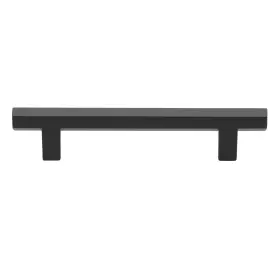 Gliderite 849376055425 10-pack 5-inch Center Solid Hexagon Bar Pull Matte Black