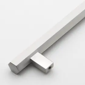 Gliderite 849376055548 5-inch Center Satin Nickel Solid Hexagon Bar Pulls #2
