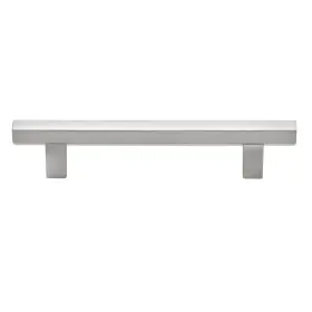 Gliderite 849376055548 5-inch Center Satin Nickel Solid Hexagon Bar Pulls