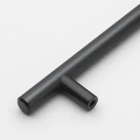Gliderite 849376057276 5-pack 9-inch Center Solid Steel Cabinet Pull Black #2