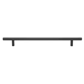 Gliderite 849376057276 5-pack 9-inch Center Solid Steel Cabinet Pull Black