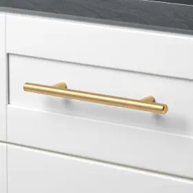 Gliderite 849376057405 5-pack 5 Inch Center Satin Gold Solid Steel Cabinet #3