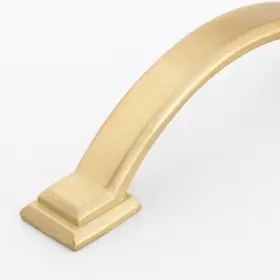 Gliderite 849376057641 5-pack 3-inch Center Arched Cabinet Pull Satin Gold 5 Pack #2