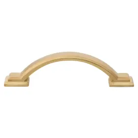 Gliderite 849376057641 5-pack 3-inch Center Arched Cabinet Pull Satin Gold 5 Pack