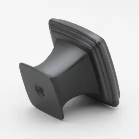 Gliderite 849376057719 5-pack 1-1/4-inch Square Cabinet Knob Black #2