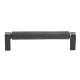 Gliderite 849376057900 5-pack 5-inch Center Solid Knurled Bar Pull Chrome/brown