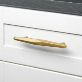 Gliderite 849376057955 5-pack 5-inch Center Solid Faceted Bar Pull Gold #3