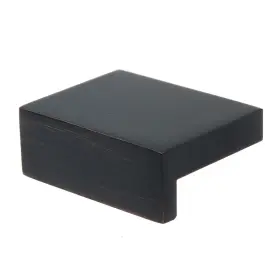 Gliderite 849376058051 1-1/2 Inch Rectangle Finger Pull Knobs Rubbed Oil Bronze