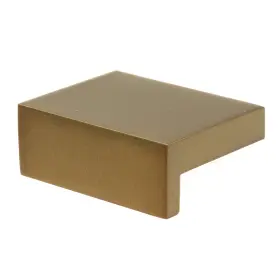 Gliderite 849376058068 1-1/2 Inch Rectangle Finger Pull Knobs Satin Gold