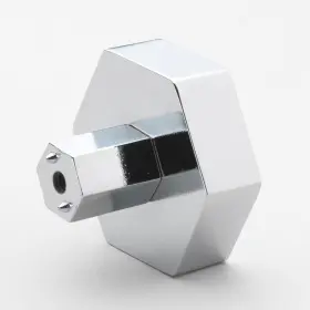 Gliderite 849376058105 1-1/2 Inch Polished Chrome Hexagon Cabinet Knobs #2
