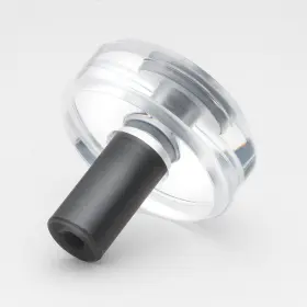Gliderite 849376058204 1-1/2 Inch Round Clear Cabinet Knobs Rubbed Bronze Oil #2