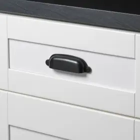 Gliderite 849376058259 5-pack 3-1/2-inch Center Classic Bin Cabinet Pulls Black #3
