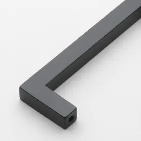 Gliderite 849376058303 5-pack 6-5/16 Inch Center Solid Square Bar Pull Black #2