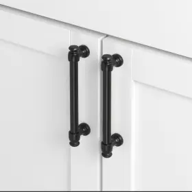Gliderite 849376058433 25-pack 5 Inch Center Matte Black Classic Euro #3