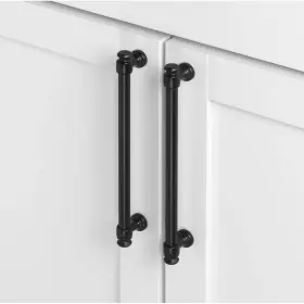 Gliderite 849376058488 10-pk 6-5/16 Inch Center Matte Black Classic Euro #3