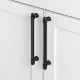 Gliderite 849376058549 10-pk 7-5/8 Inch Center Matte Black Classic Euro #3